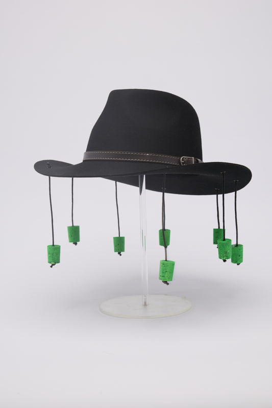 The Basic Bushman – Black | Fluoro Green Cork