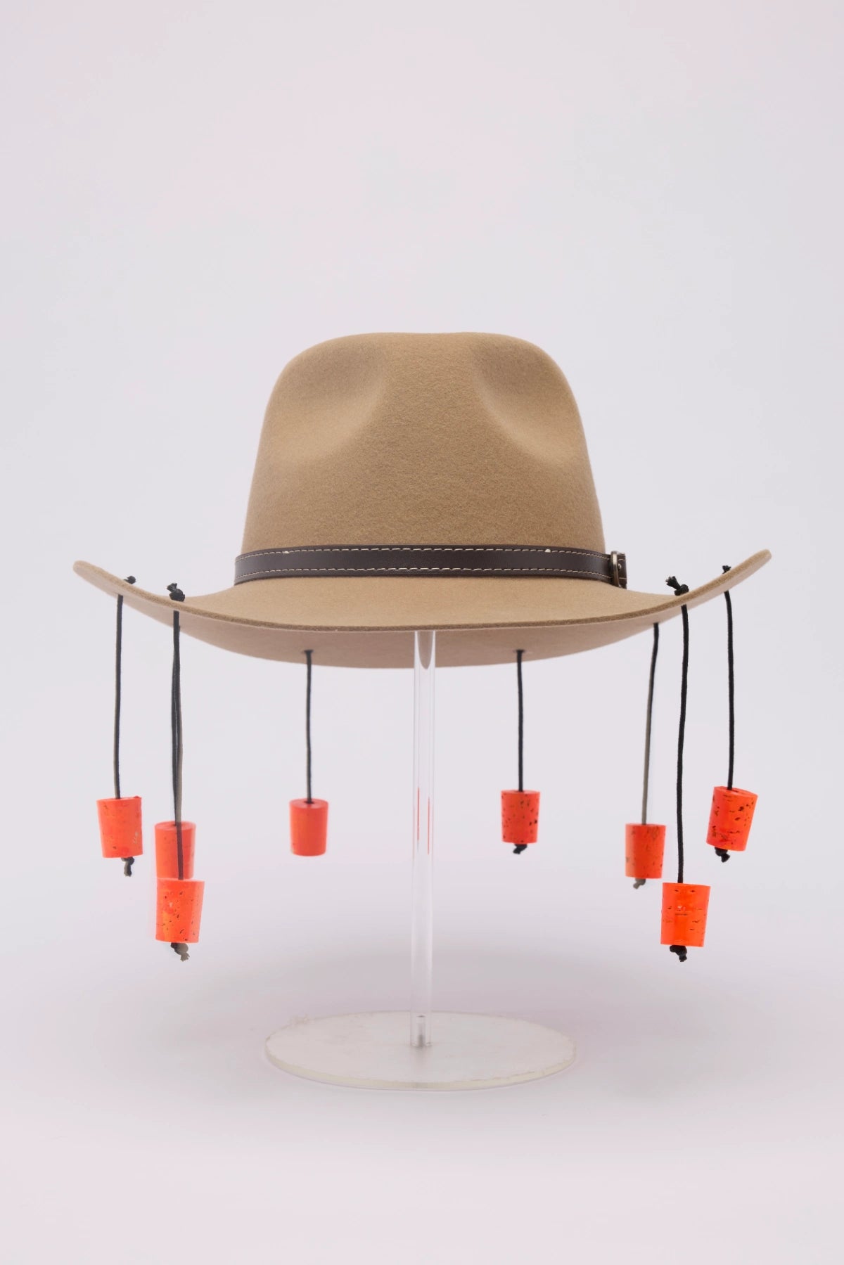 The Basic Bushman – Tan | Fluoro Orange Cork