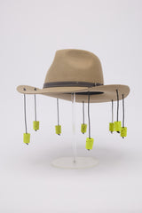 The Basic Bushman – Tan | Fluoro Yellow Cork