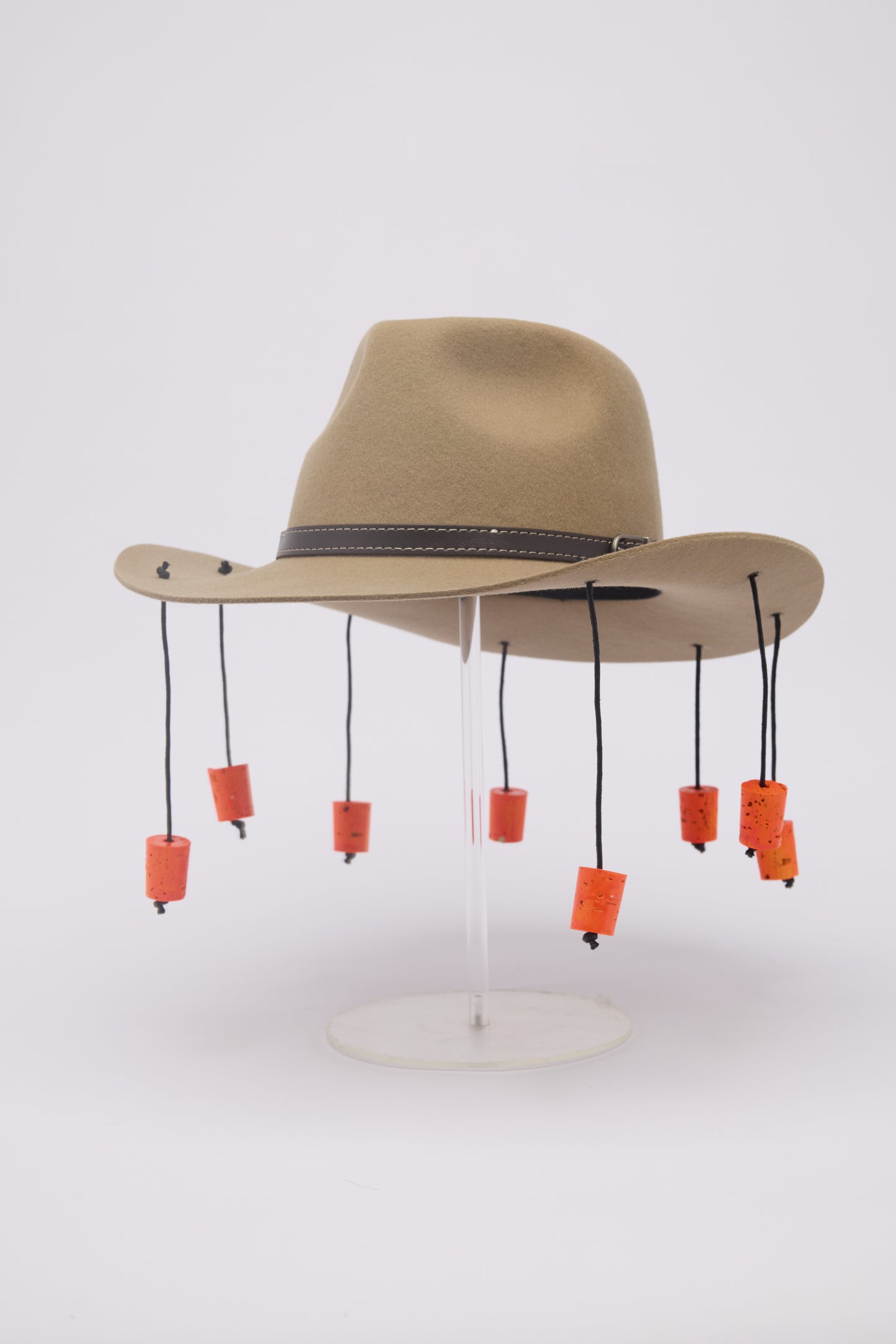 The Basic Bushman – Tan | Fluoro Orange Cork