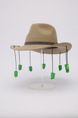 The Basic Bushman – Tan | Fluoro Green Cork