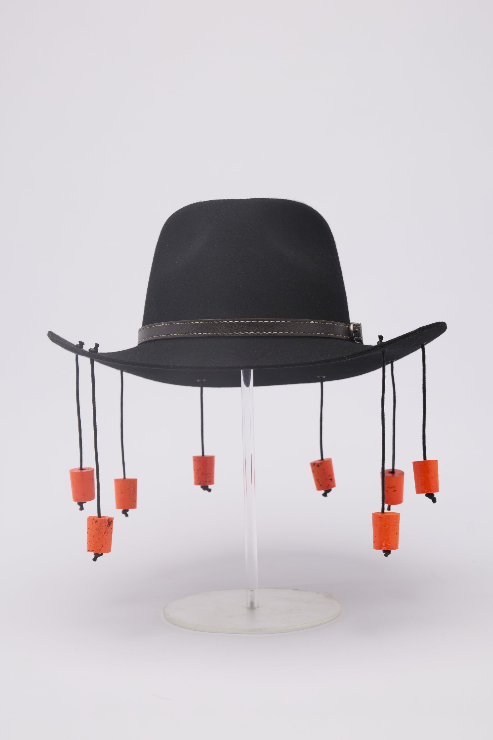 The Basic Bushman – Black | Fluoro Orange Cork