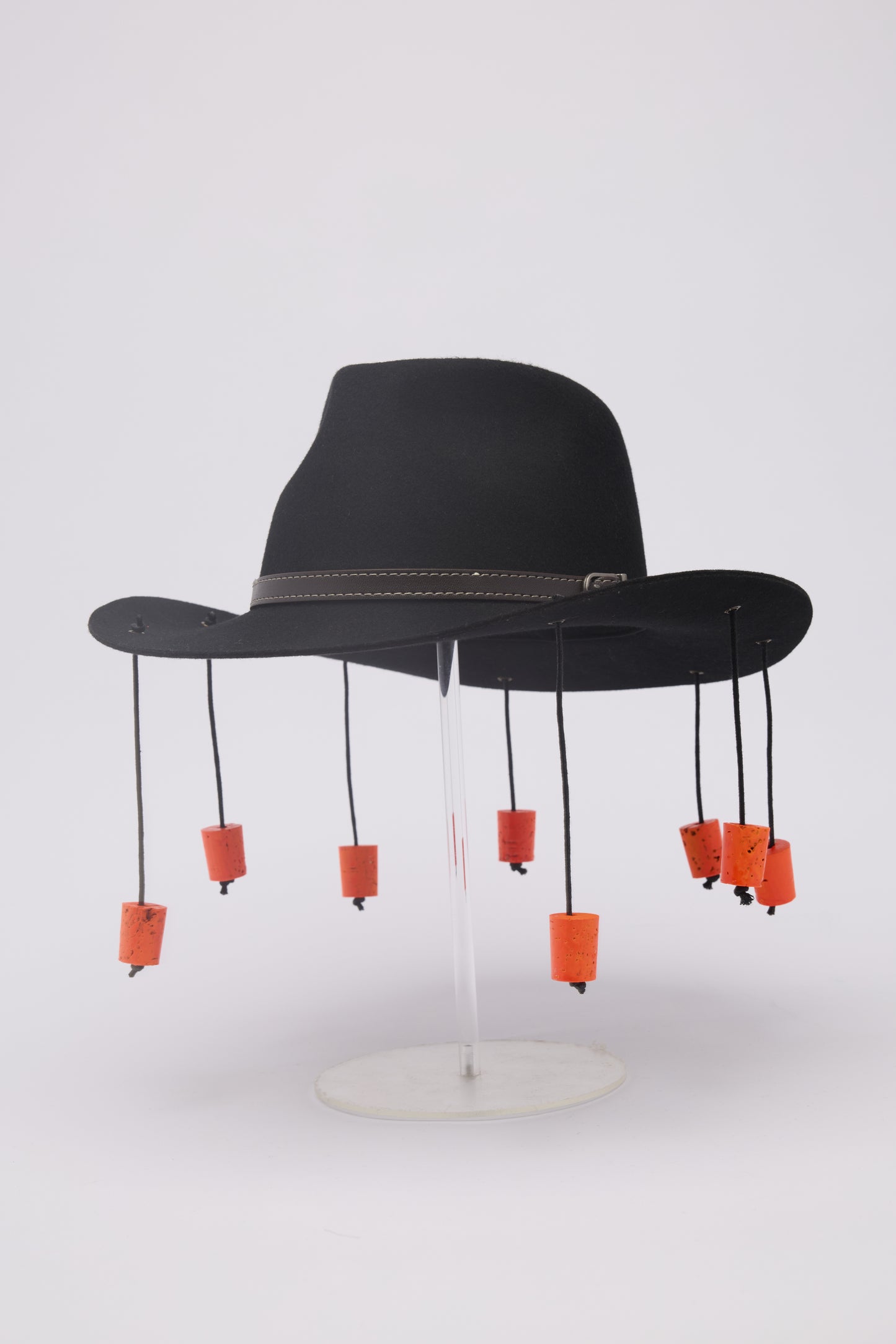 The Basic Bushman – Black | Fluoro Orange Cork