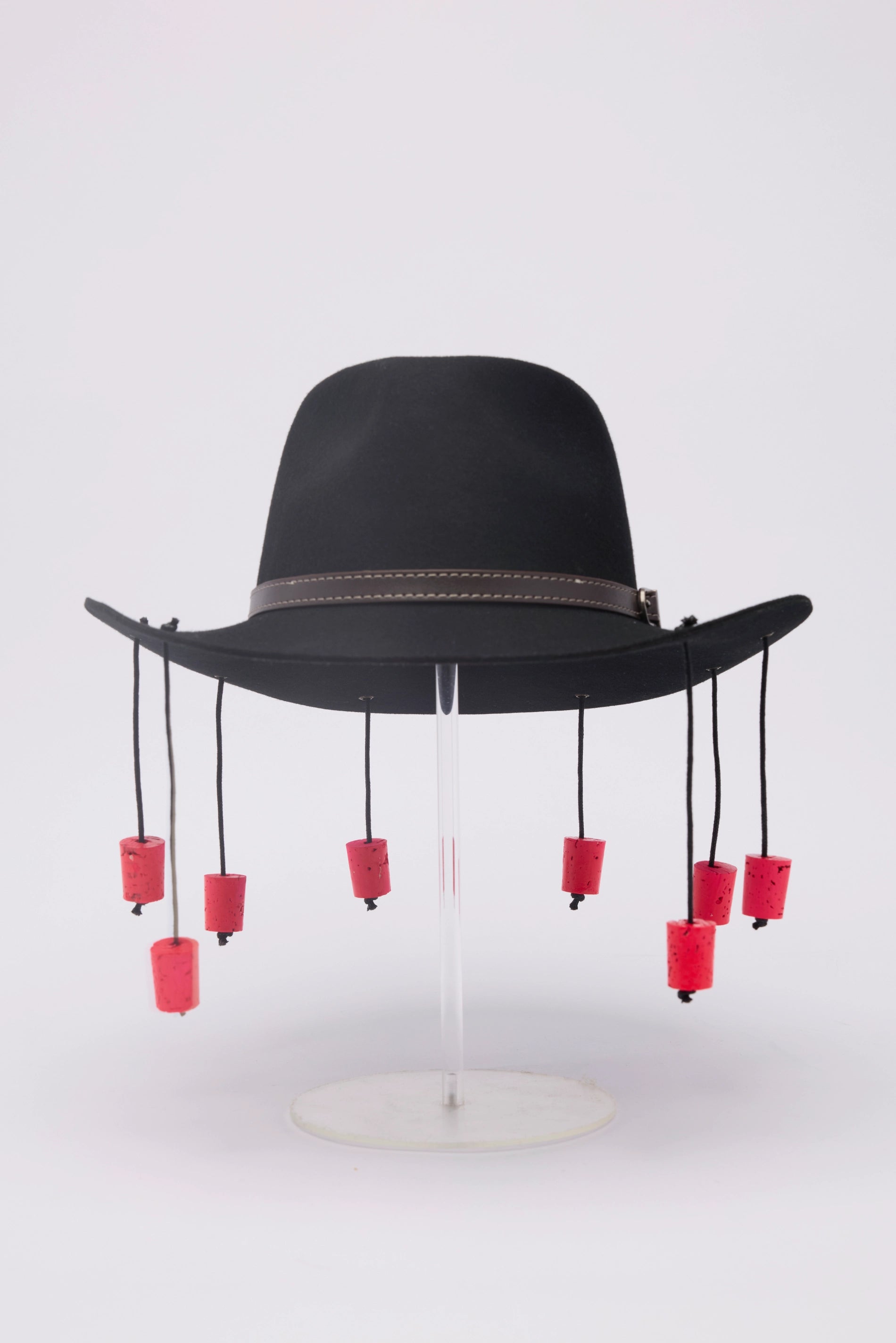 The Basic Bushman – Black | Fluoro Pink Cork