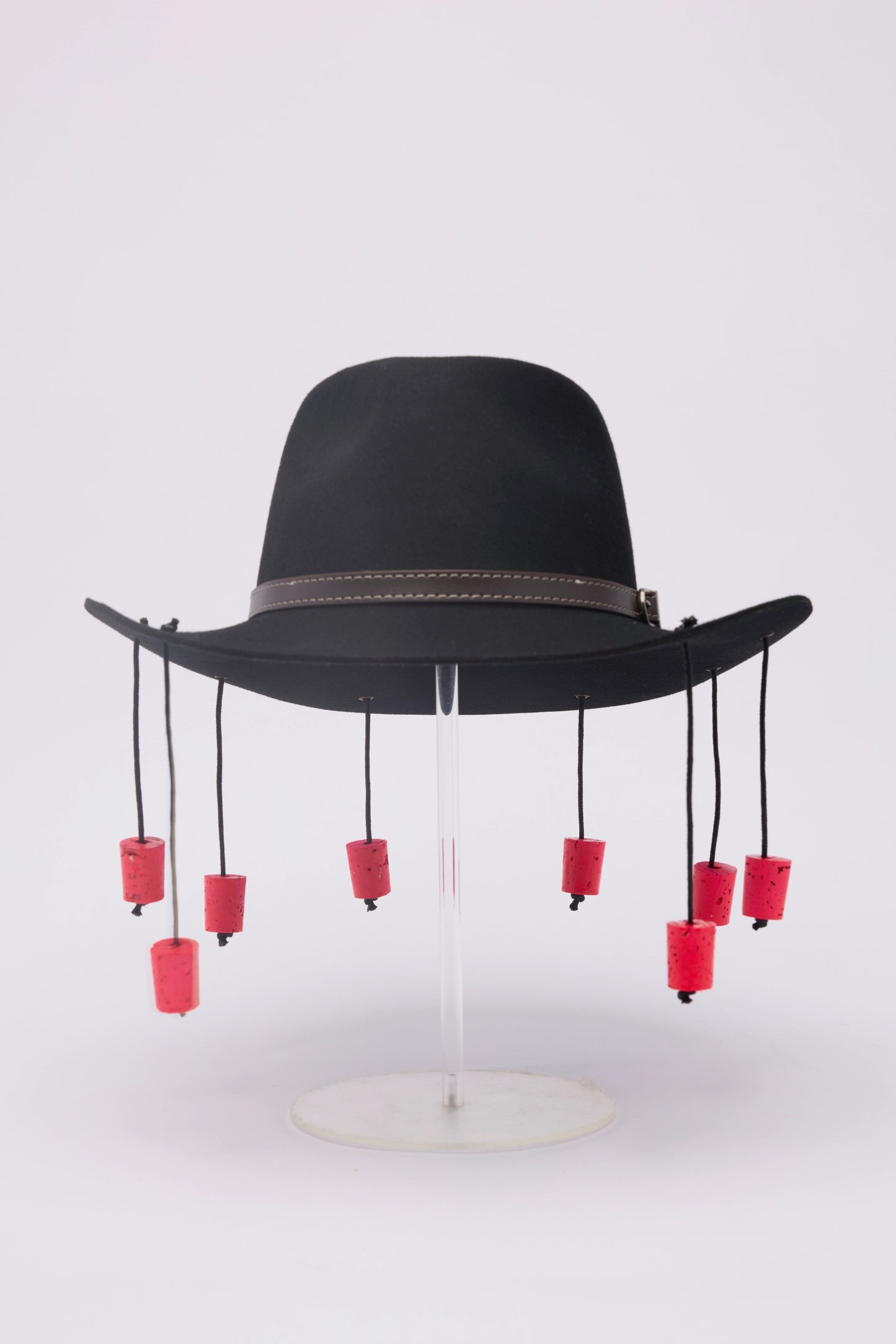 The Basic Bushman – Black | Fluoro Pink Cork
