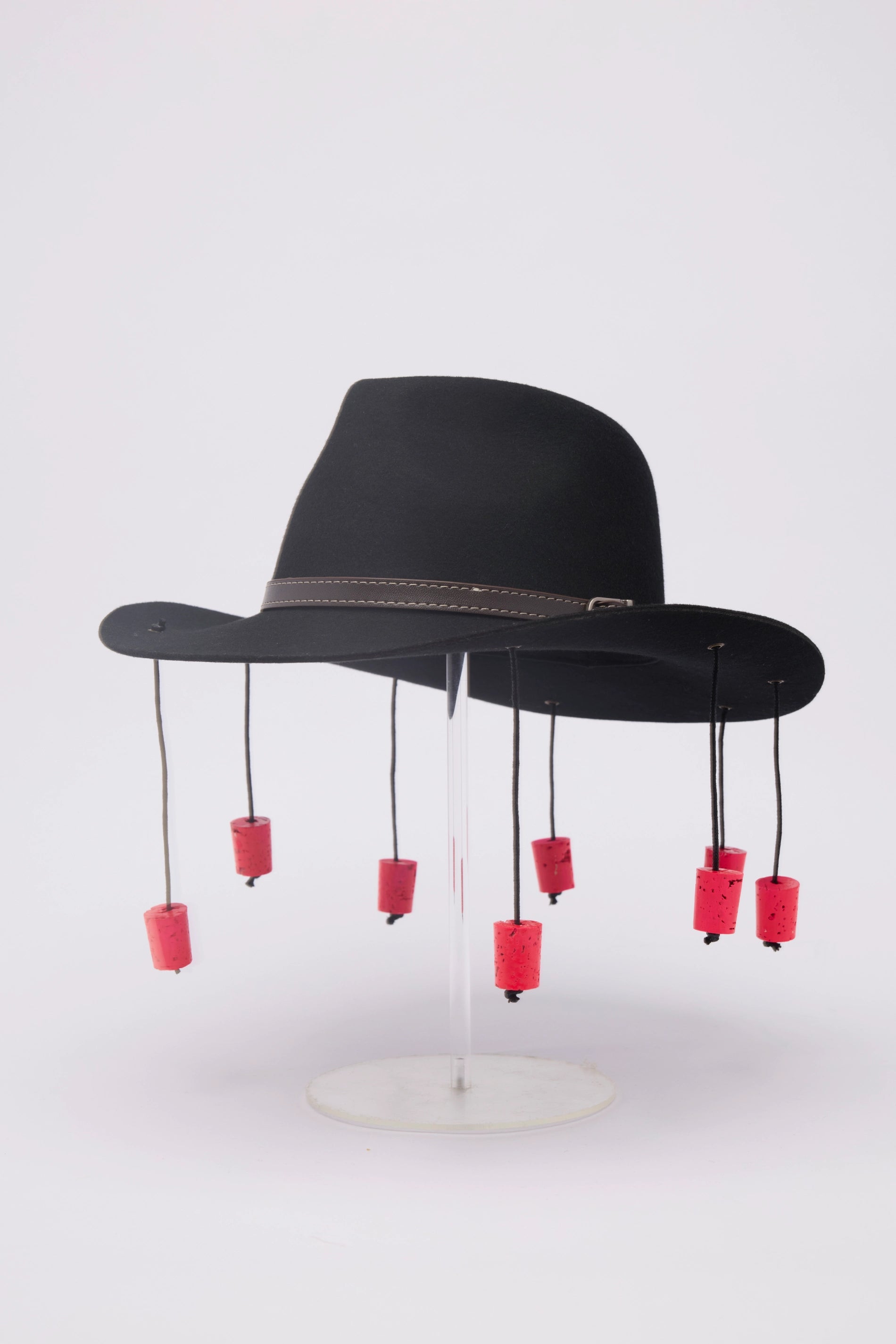 The Basic Bushman – Black | Fluoro Pink Cork