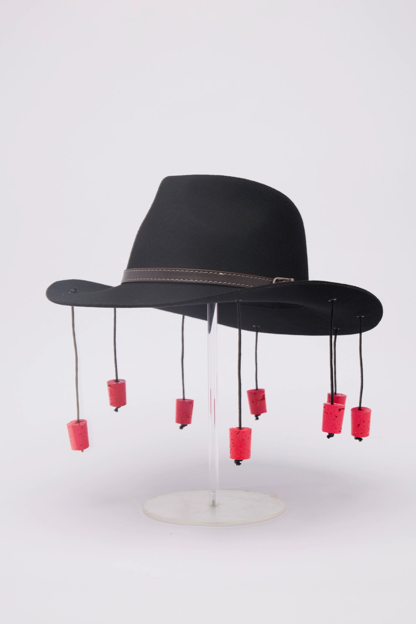 The Basic Bushman – Black | Fluoro Pink Cork