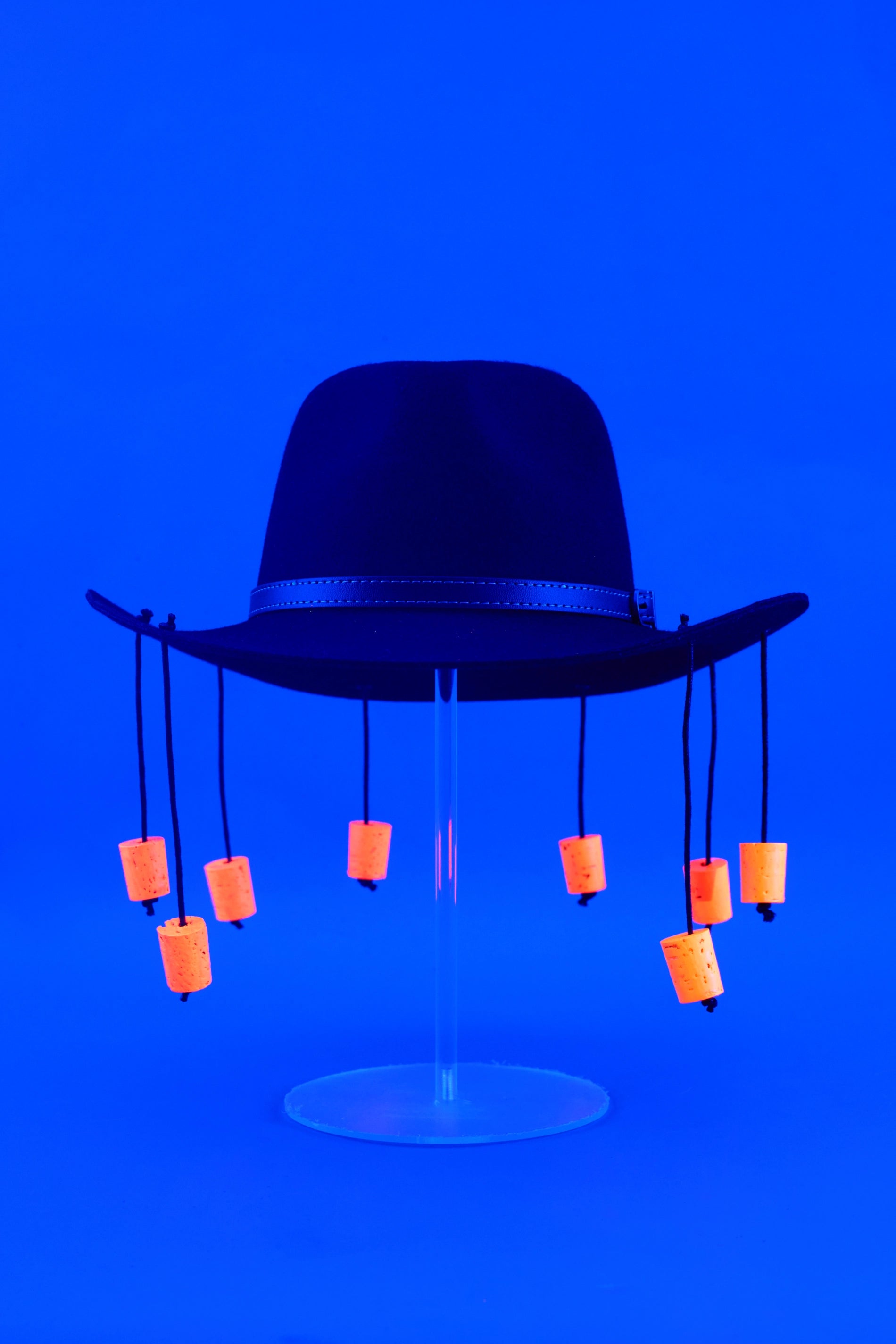 The Basic Bushman – Black | Fluoro Orange Cork