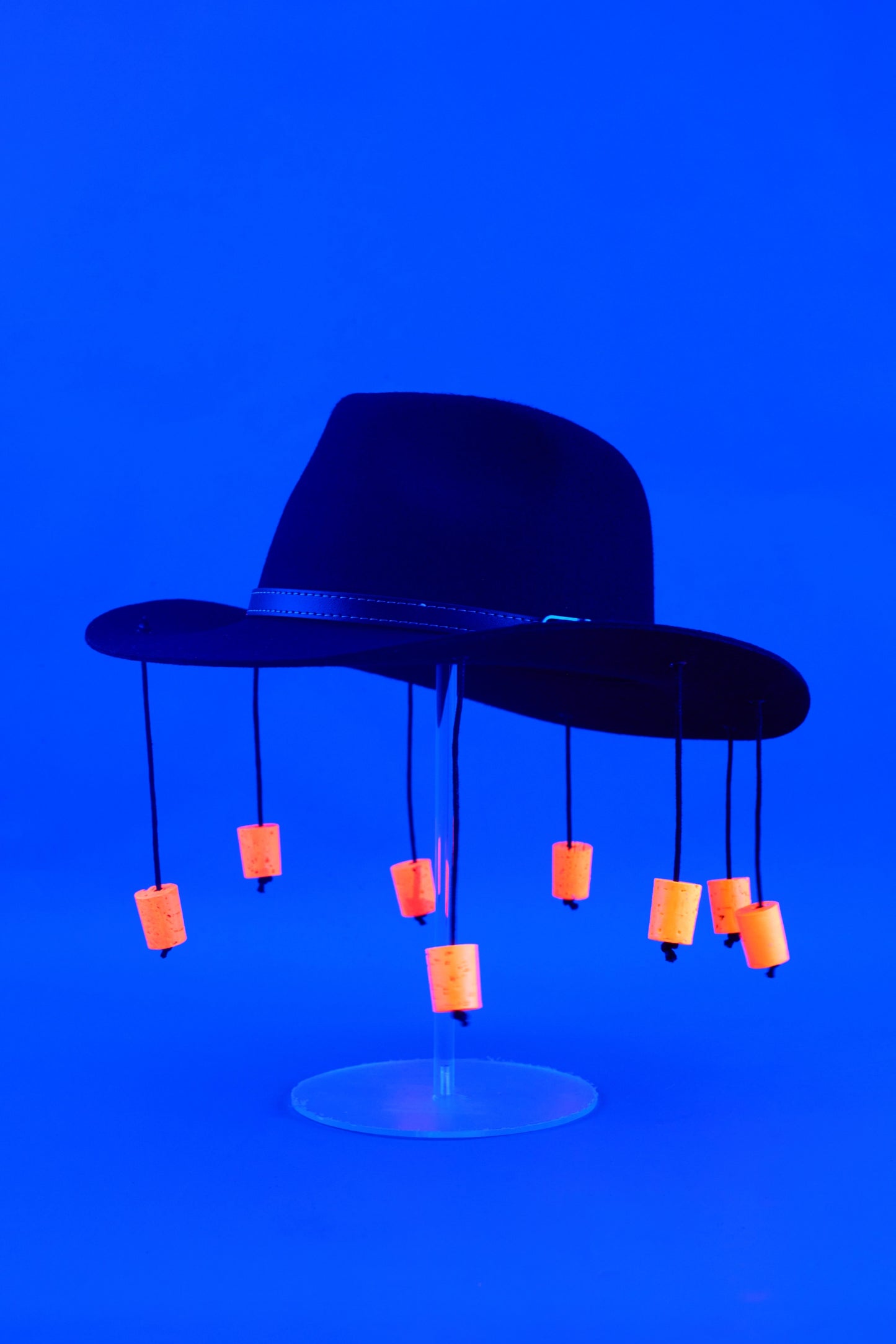 The Basic Bushman – Black | Fluoro Orange Cork